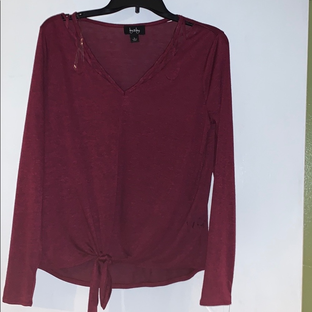 Burgundy Shirt